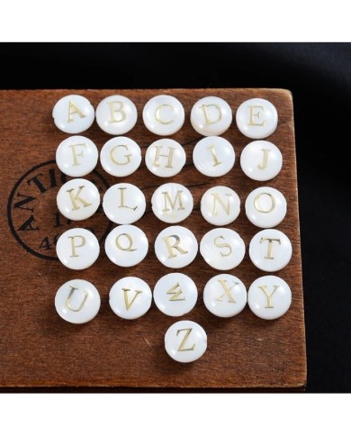 Sedef Varaklı Harf - U - 1 adet - 8mm