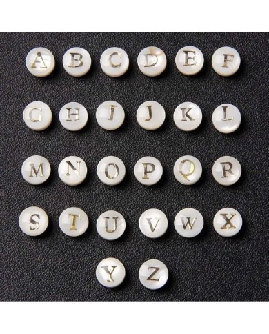 Sedef Varaklı Harf - U - 1 adet - 8mm