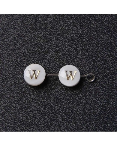 Sedef Varaklı Harf - W - 1 adet - 8mm