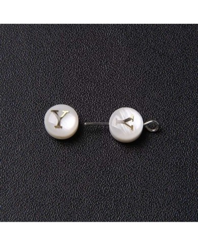 Sedef Varaklı Harf - Y - 1 adet - 8mm