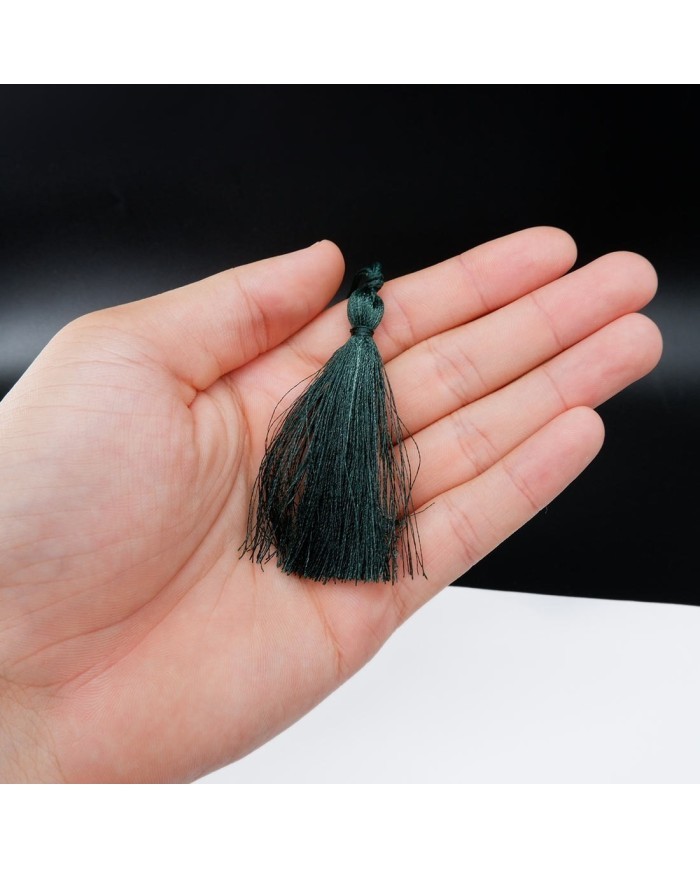10 ADET - İPEK PÜSKÜL 7-8 CM - HAKİ