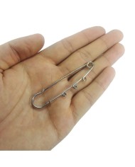 10 adet - İskoç İğnesi - 8cm