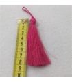 5 Adet - Yerli İpek Püskül - 7/8 cm - pembe