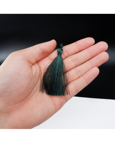 10 ADET - İPEK PÜSKÜL 7-8 CM - HAKİ