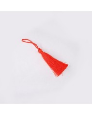10 ADET - İPEK PÜSKÜL 7-8 CM - KIRMIZI