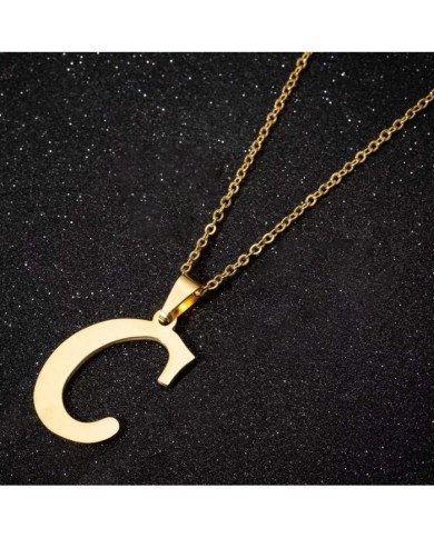 5 Adet - Mini Harfler - Metal Kaplama Kulplu Gold - C