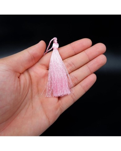 10 ADET - İPEK PÜSKÜL 7-8 CM - PEMBE