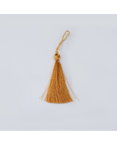 10 ADET - İPEK PÜSKÜL 7-8 CM - HARDAL
