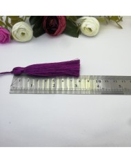 50 Adet - 7-8 cm İpek Püskül - Mürdüm