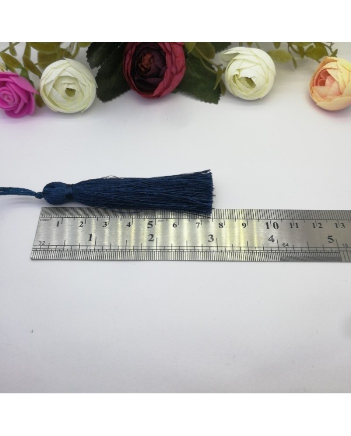 50 Adet - 7-8 cm İpek Püskül - mor