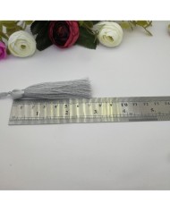 50 Adet - 7-8 cm İpek Püskül - gri