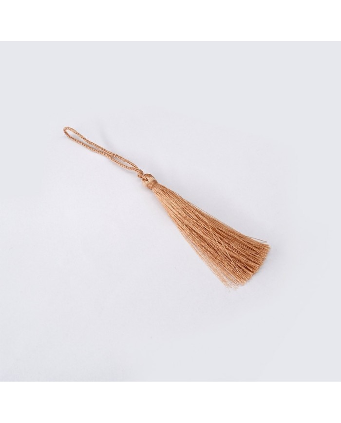 30 ADET -  İPEK PÜSKÜL 7-8 CM - BEJ
