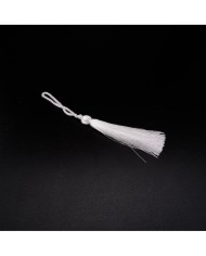 30 ADET - İPEK PÜSKÜL 7-8 CM - BEYAZ