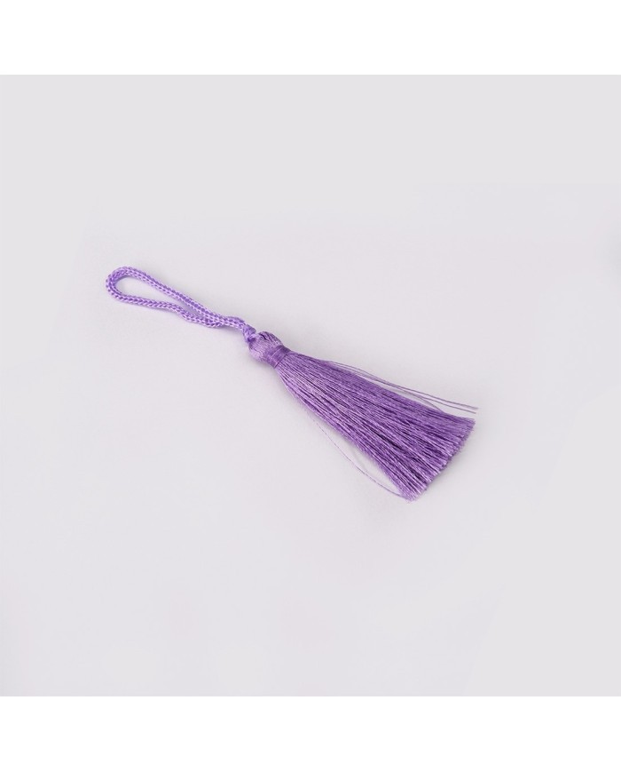 50 ADET - İPEK PÜSKÜL 7-8 CM  - LİLA
