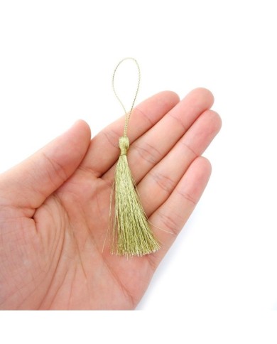 25 ADET - İTHAL PÜSKÜL - 8 CM - Simli Gold