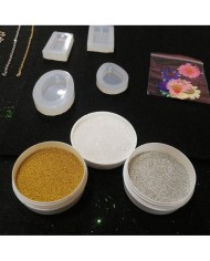 Anahtarlık ve Takı Reçine Epoksi Seti - Boya Seçmeli  - A23 1. Boya Rengi Seçiniz Pembe 2. Boya Rengi Seçiniz Turkuaz