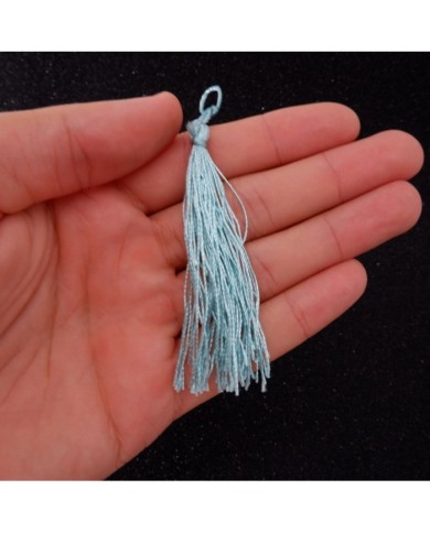 25 ADET - İTHAL PÜSKÜL - 8 CM - BEBE MAVİSİ