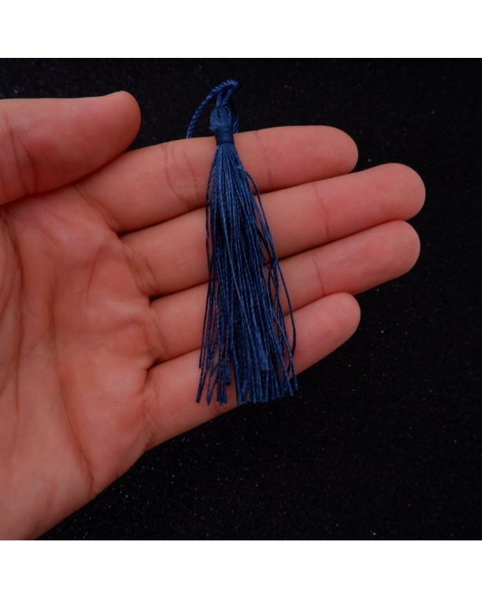 25 ADET - İTHAL PÜSKÜL - 8 CM - KOYU LACİVERT