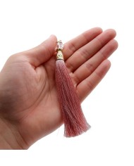 10 ADET - BONCUKLU PÜSKÜL PEMBE - 10 CM - A