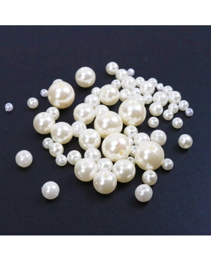 Plastik Lüks Inciler 5 mm 250 gr