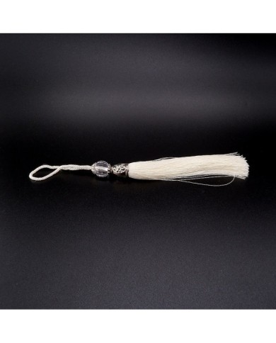 100 ADET - BONCUKLU PÜSKÜL BEYAZ - 10 CM - G