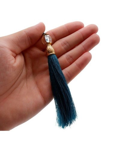 100 ADET - BONCUKLU PÜSKÜL TURKUAZ - 10 CM - A