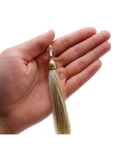 100 ADET - BONCUKLU PÜSKÜL AÇIK BEJ - 10 CM - A