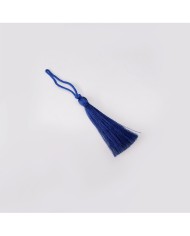 10 ADET -İPEK PÜSKÜL 7-8 CM - SAKS MAVİ