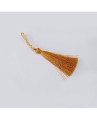10 ADET - İPEK PÜSKÜL 7-8 CM - HARDAL