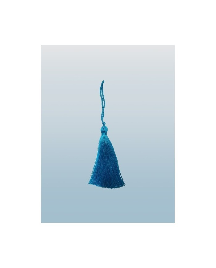 30 ADET - İPEK PÜSKÜL 7-8 CM - BEBE MAVİSİ