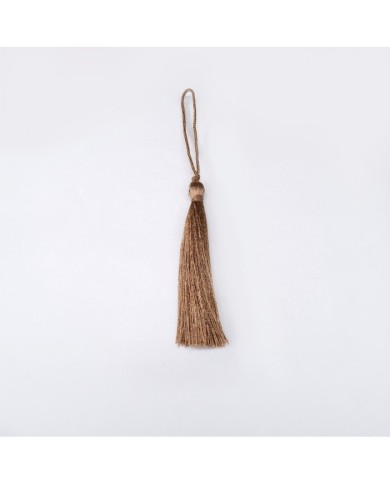 30 ADET - İPEK PÜSKÜL 7-8 CM - KOYU BEJ