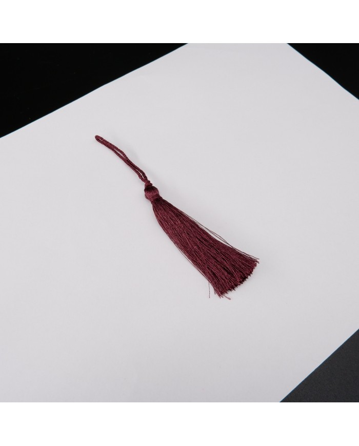 30 ADET -  İPEK PÜSKÜL 7-8 CM - BORDO