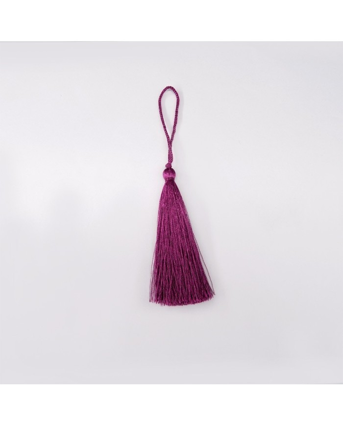 30 ADET -  İPEK PÜSKÜL 7-8 CM - MOR