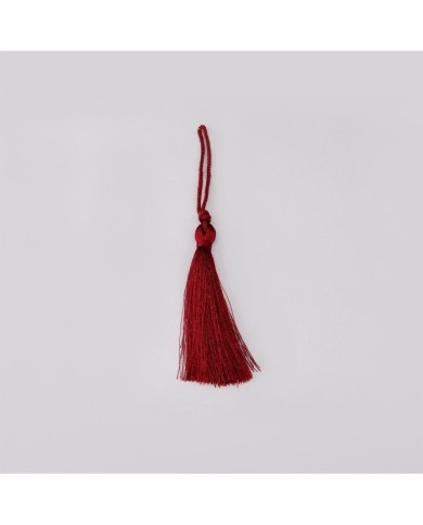 30 ADET -  İPEK PÜSKÜL 7-8 CM - KOYU KIRMIZI