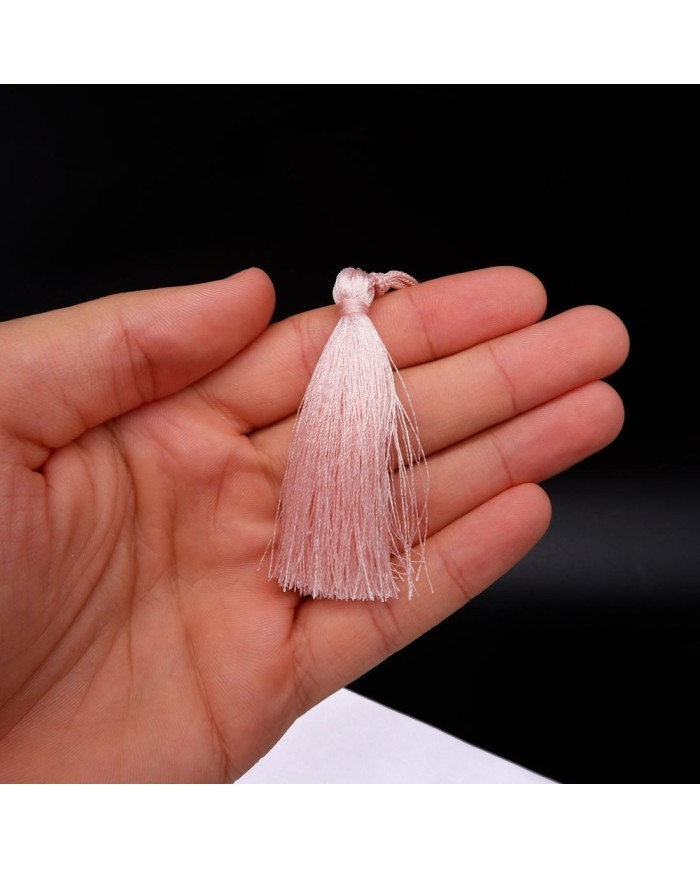 30 ADET -  İPEK PÜSKÜL 7-8 CM - AÇIK PEMBE