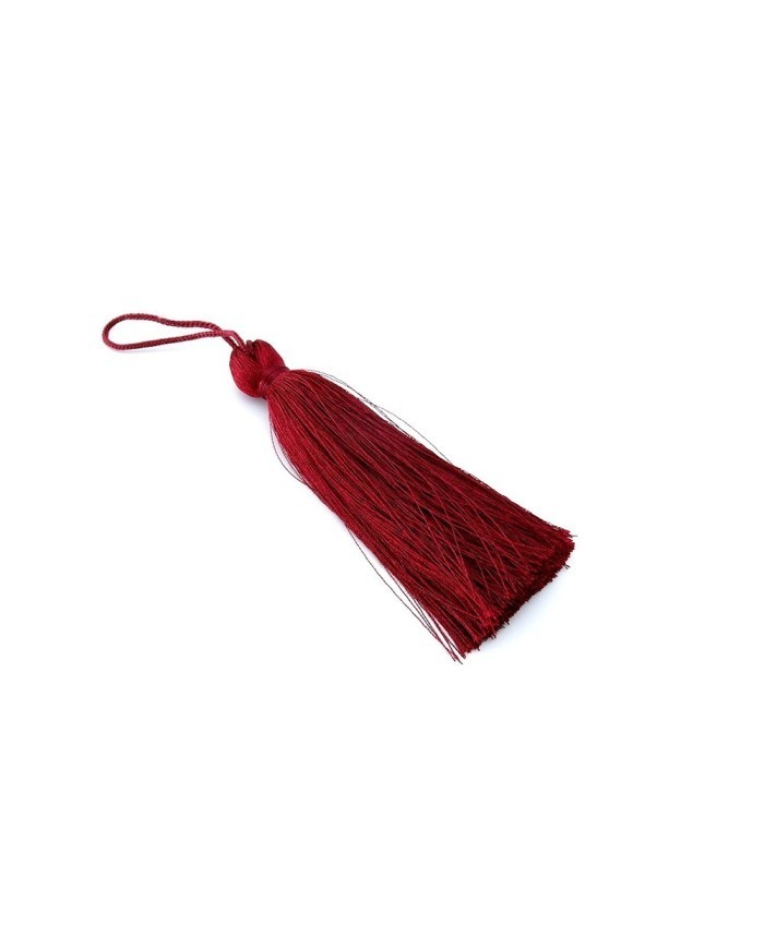 12cm İPEK Püskül - Bordo - 10 adet
