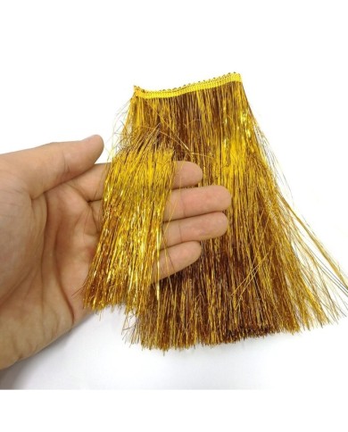 5 Metre - Simli Saçak 20 cm - Gold