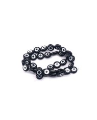 Cam Nazar Boncuk -siyah- 8x4mm