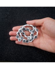 CAM NAZAR BONCUĞU YUVARLAK - SİYAH