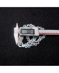 CAM NAZAR BONCUĞU YUVARLAK - SİYAH