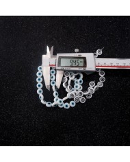 CAM NAZAR BONCUĞU YUVARLAK - SİYAH