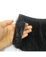 10 Metre - Simli Saçak 20 cm - Siyah