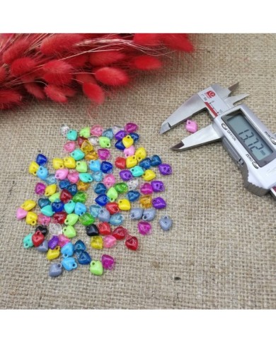 Kalp Şeklinde Oya Boncukları - 1 Kg