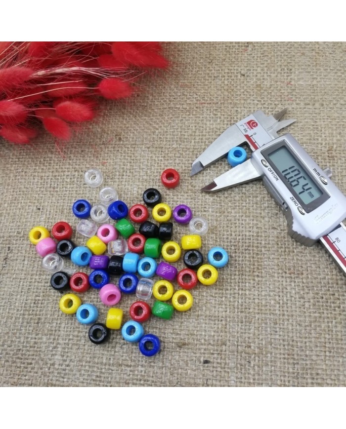 Silindir Tekstil Boncuğu 10mm - 1000 Gr