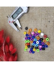 GEOMETRİK BONCUK (14MM) Şekilli Boncuk  - 1000 Gr