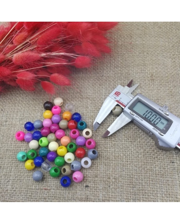 Makrome Boncuğu Dar Delikli 10mm - 1000 Gr