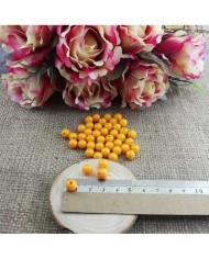Plastik İnci Boncuk - Lacivert 8 mm - 1 Kg