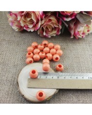 Plastik İnci Boncuk - Mercan 14 mm - 1 Kg