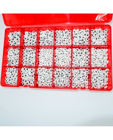 "P" 8 mm Adet Sedef Harf Boncuk