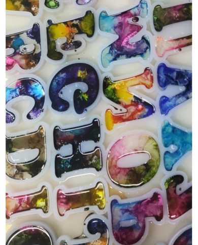 Türkçe Harf Epoksi Reçine Silikon Kalıp- TR